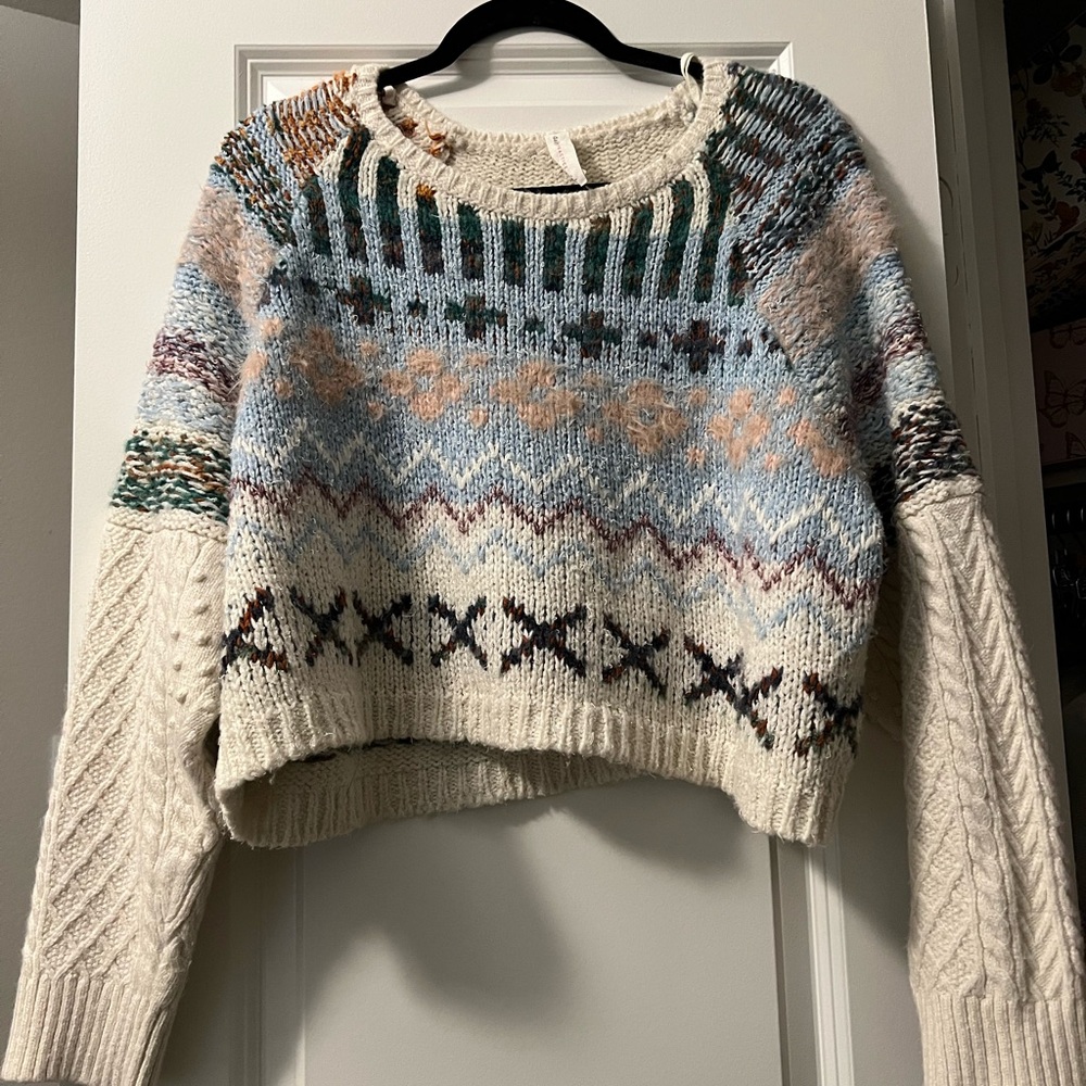 Women's Multicolor Knit Sweater